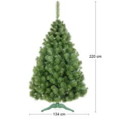 nabbi karácsonyfa Christee 11 220 cm - zöld