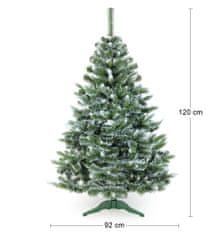 nabbi karácsonyfa Christee 14 120 cm - zöld/fehér