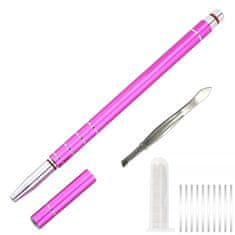 Enzo Gepard rózsaszín fodrász borbély toll ceruza hajformázáshoz