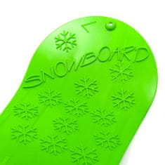 Baby Mix Gyermek hócsúszka SNOWBOARD 72 cm zöld