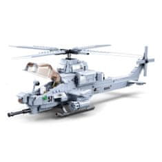 Sluban Army Model Bricks M38-B0838 AH-1Z Viper harci helikopter AH-1Z Viper
