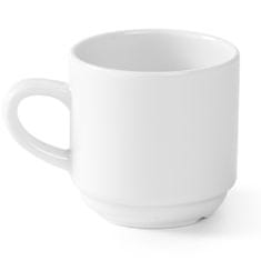 shumee Szállodai kávés és teás csésze OPTIMA fehér porcelán 230ml-es 12 db-os készlet. - Hendi 770962