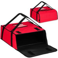 shumee Thermal táska pizza szállításához vízálló 45x45 cm 4 dobozhoz