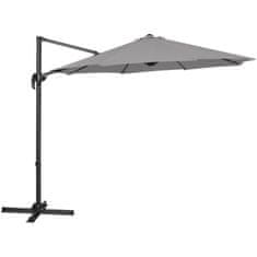 shumee Kerti esernyő az oldalkaron dönthető kerek átm. 300 cm sötétszürke