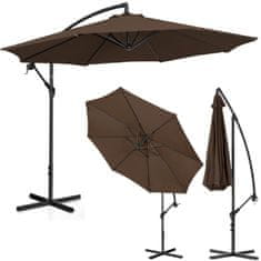 shumee Kerti esernyő a karján, kereken dönthető, átm. 300 cm barna