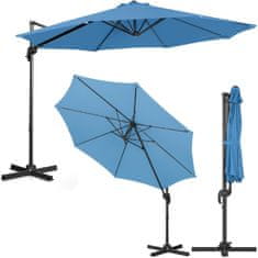 shumee Kerti esernyő az oldalkaron dönthető kerek átm. 300 cm kék