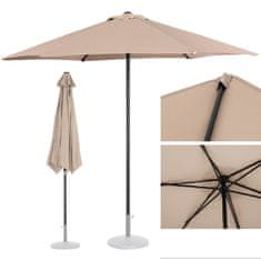 shumee Kerek terasz esernyő átm. 270 cm-es krém