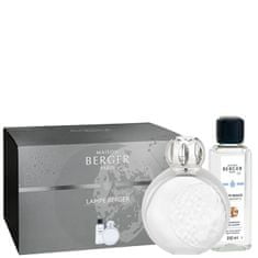 Maison Berger Paris Katalitikus lámpa ajándék szett Astral fehér + utántöltő Fehér kasmír 250 ml