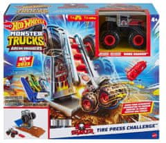 Hot Wheels Monster Trucks aréna: Verseny kihívás Játékkészlet - Gumiabroncsok HNB87