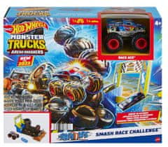 Hot Wheels Monster Trucks aréna: Verseny kihívás Játékkészlet - Ütközés HNB87
