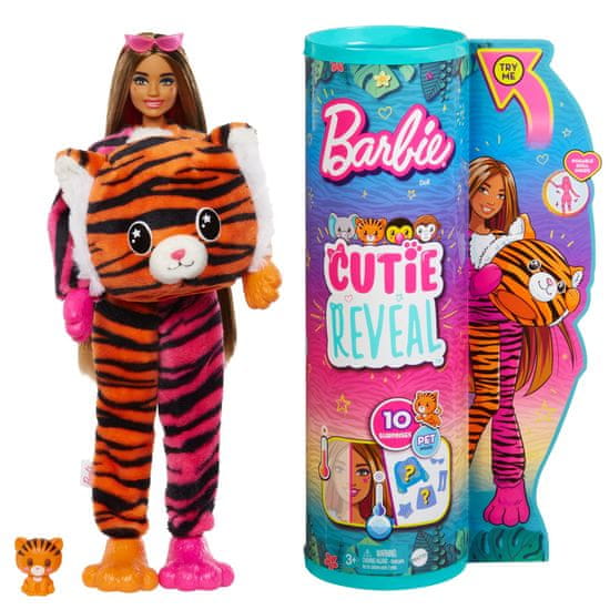 Mattel Barbie Cutie Reveal Barbie Jungle - Tigris HKP99