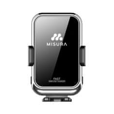 MISURA MA04 - Autós telefontartó vezeték nélküli QC3.0 töltéssel SILVER