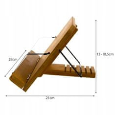 Alum online Fából készült állvány táblagéphez és könyvhöz
