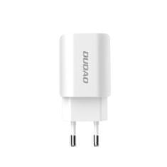 DUDAO Duado Hálózati töltő 2x USB 5V / 2,4A + Lightning kábel - Fehér