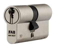FAB kétoldalas cilinderes hengerzárbetét 3P.00/DNs 30+45, 5 kulcsos