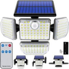 Alum online Napelemes lámpa 181 LED kültéri panellel