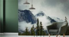 Muralo Fotótapéta a nappaliba hegyek ködben táj 450 x 300 cm