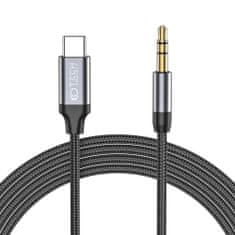 Tech-protect Ultraboost kábel USB-C / 3.5mm jack 1m, fekete