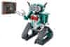 Teddies Összecsukható műanyag RC robot 15x23cm 2,4GHz-es elemmel működő, fény, hang, zöld