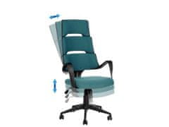 Beliani Kékeszöld irodai szék GRANDIOSE