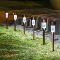 Northix 8x napelemes kerti lámpa - LED 