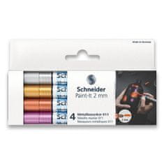 Schneider Fém filctoll Paint-It 011 készlet V1, 4 színben