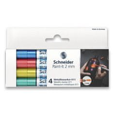 Schneider Paint-It 011 fém filctoll készlet V2, 4 színben