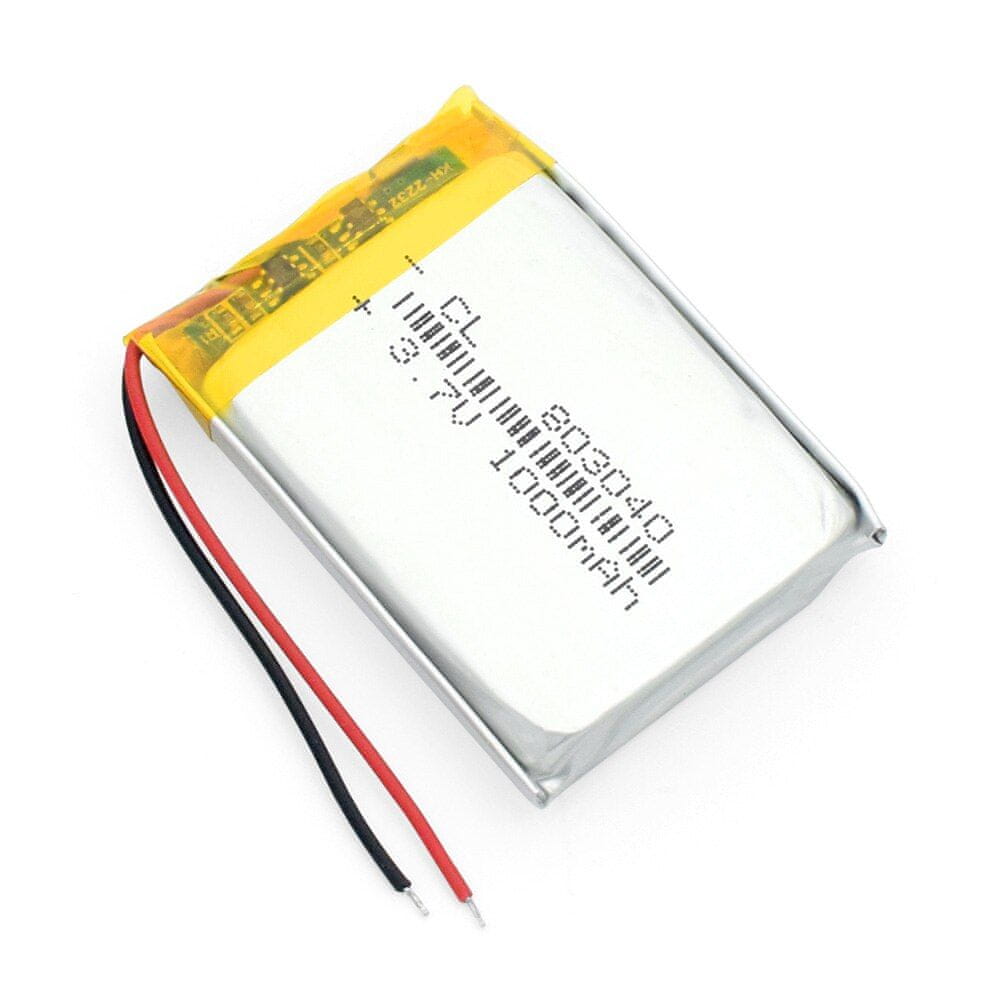 3.7V 500mAh LiPo Polymer Rechargeable Battery 801738 For Earphone Headphone  GPS