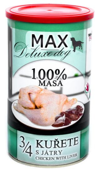 FALCO MAX deluxe 3/4 csirke májjal, 8x1200 g