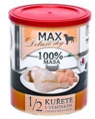 FALCO MAX deluxe 1/2 csirkehússal és tehéntőggyel, 8x800 g