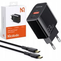 Mcdodo MCDODO USB TÖLTŐ USB-C 33W + USB-C KÁBEL 60W CH-0922