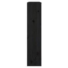Greatstore fekete tömör fenyőfa radiátorburkolat 79,5 x 19 x 84 cm