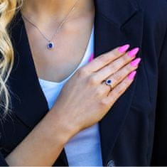Beneto Ezüst eljegyzési gyűrű hercegné Kate AGG267 (Kerület 52 mm)