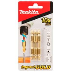 Makita 3 Bits T25 kétoldalas IMPACT GOLD B-52495