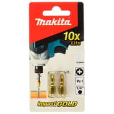 Makita 2 ütvecsapó bit PZ1 25mm IMPACT GOLD B-28444