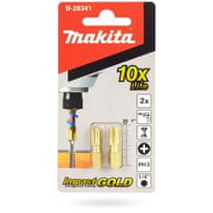 Makita 2 ütvecsapó bit Ph3 25mm IMPACT GOLD B-28341