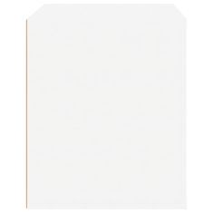 Greatstore magasfényű fehér éjjeliszekrény 50x39x47 cm