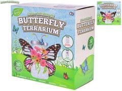 Grow&decorate pillangókert készlet, palánták konténerben, matricákkal 6 + - változat- vagy színkeverékkel