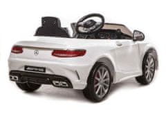 Lean-toys Akkumulátoros autó Mercedes S63 AMG Fehér