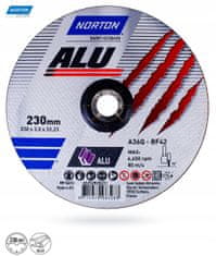 Norton ALU 230x3mm alumínium vágókorong