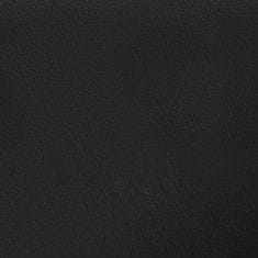 Greatstore fekete műbőr zsebrugós ágymatrac 80 x 200 x 20 cm