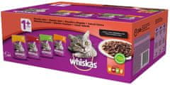 Whiskas Klasszikus baromfi válogatás tasakban felnőtt macskáknak, 80 x 100 g