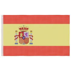 Vidaxl spanyol zászló 90 x 150 cm 146061
