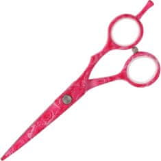 Enzo Wolf Pink Rose 5,5 Professional vonal jobbkezes fodrász hajvágó olló ritkító olló készlet