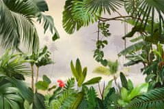 Muralo Fotótapéta a Nappaliba Dzsungel Növényzet TERMÉSZET 315 x 210 cm