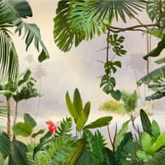 Muralo Fotótapéta a Nappaliba Dzsungel Növényzet TERMÉSZET 315 x 210 cm