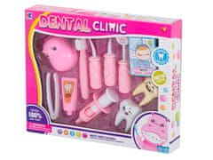 shumee Dentysta zestaw lekarski hipopotam różowy