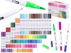 WOWO 100 színes marker készlet - Ideális kreatív projektekhez