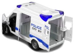 Lean-toys Interaktív rendőrségi rádió autó fény hangja Nyitható ajtók