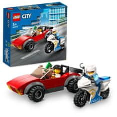 LEGO City 60392 Autós üldözés rendőrségi motorral